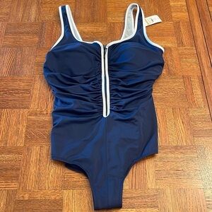SELIMIRA ZIP FRONT ONE PIECE SWIMSUIT